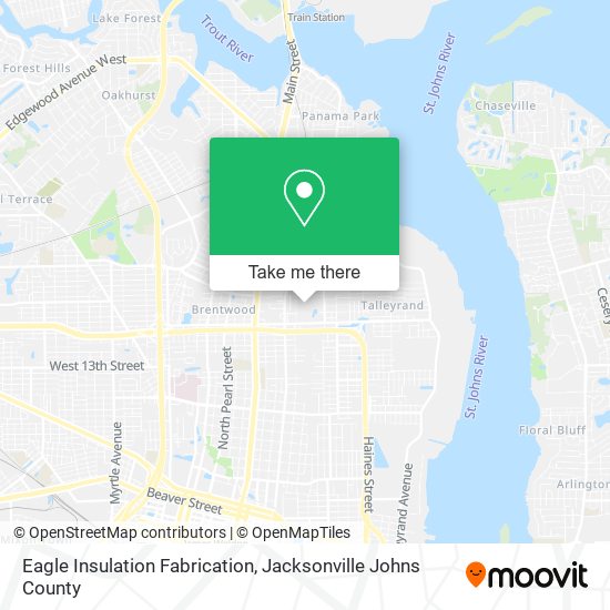 Mapa de Eagle Insulation Fabrication