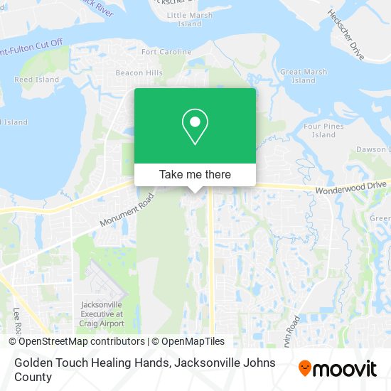 Golden Touch Healing Hands map