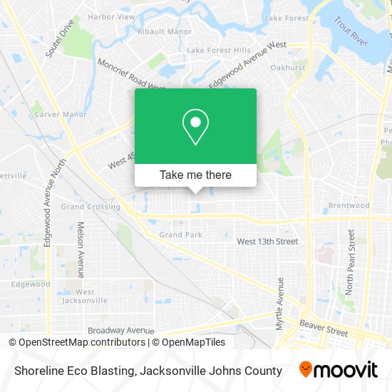 Shoreline Eco Blasting map