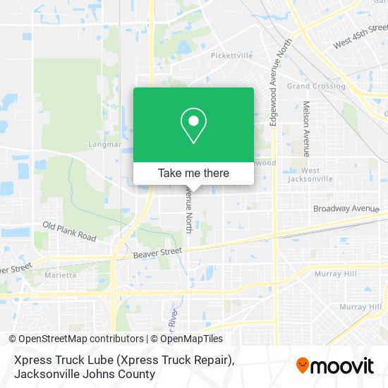 Mapa de Xpress Truck Lube (Xpress Truck Repair)