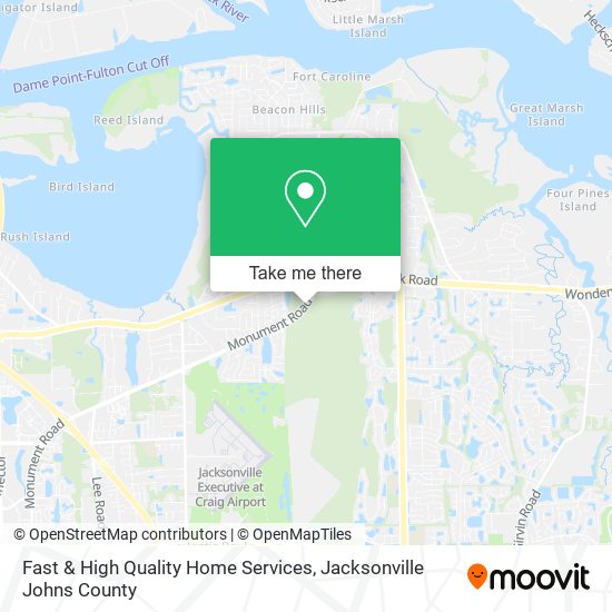 Fast & High Quality Home Services map