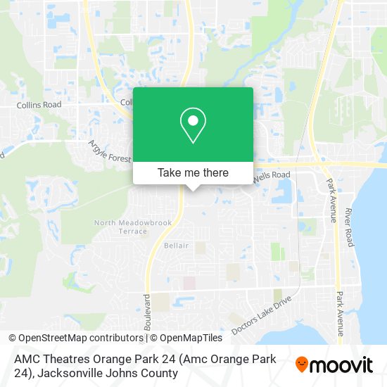 Mapa de AMC Theatres Orange Park 24 (Amc Orange Park 24)