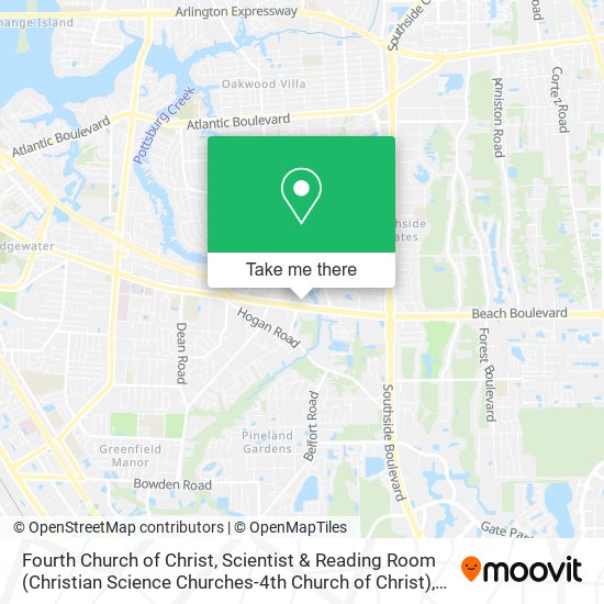 Mapa de Fourth Church of Christ, Scientist & Reading Room (Christian Science Churches-4th Church of Christ)