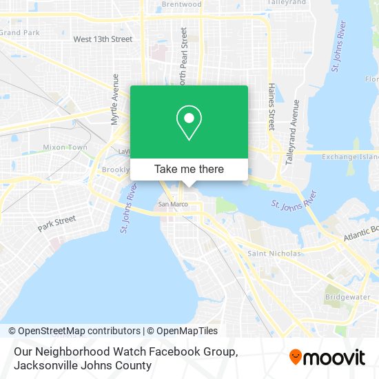 Our Neighborhood Watch Facebook Group map