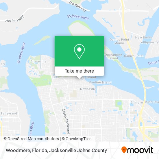 Woodmere, Florida map
