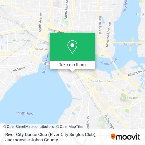 River City Dance Club map