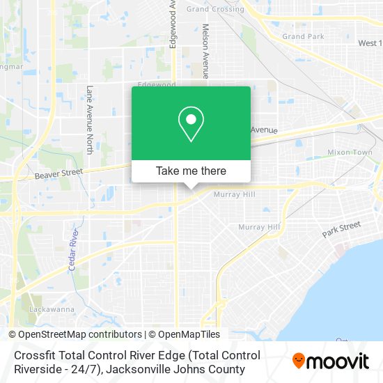 Mapa de Crossfit Total Control River Edge (Total Control Riverside - 24 / 7)