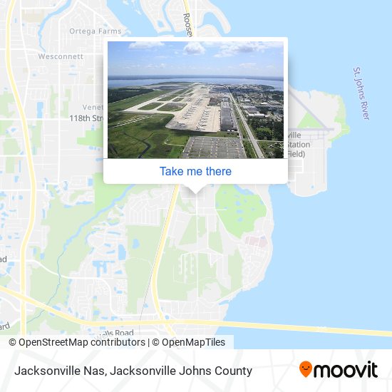 Mapa de Jacksonville Nas