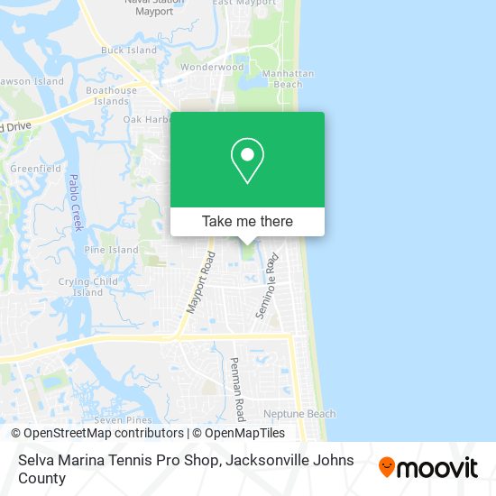 Selva Marina Tennis Pro Shop map