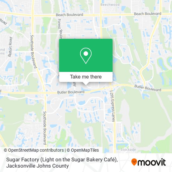 Sugar Factory (Light on the Sugar Bakery Café) map