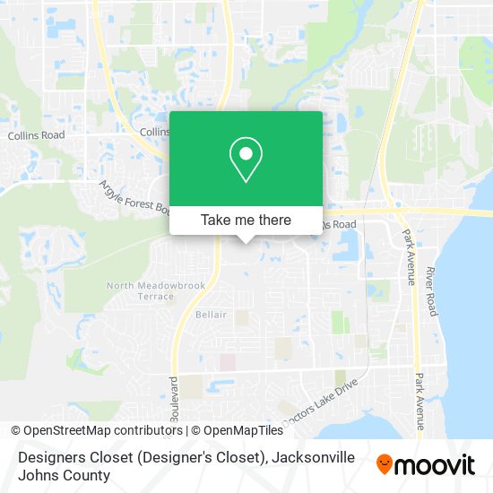 Designers Closet (Designer's Closet) map