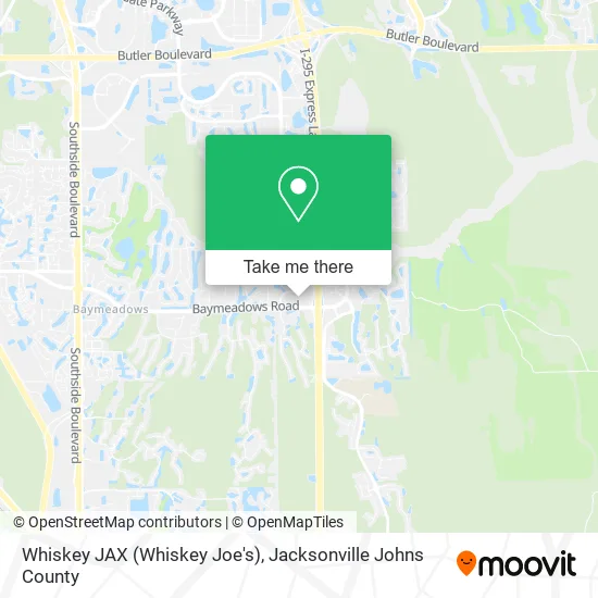 Whiskey JAX (Whiskey Joe's) map