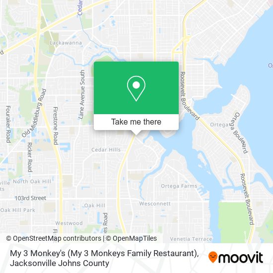 My 3 Monkey's (My 3 Monkeys Family Restaurant) map