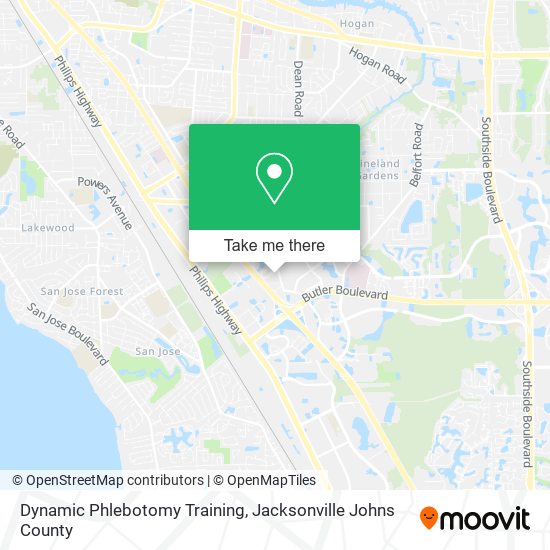 Dynamic Phlebotomy Training map