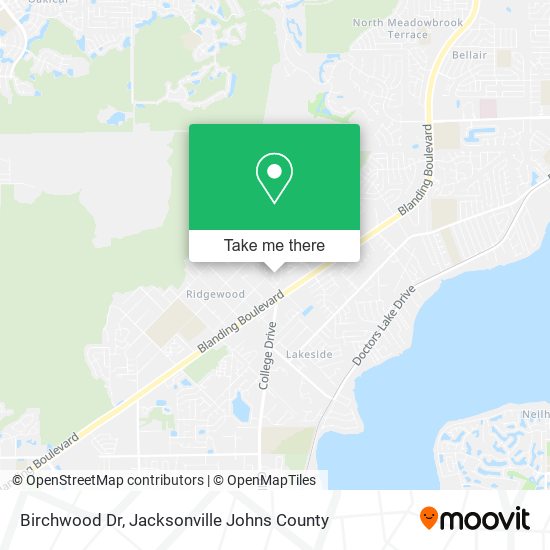 Birchwood Dr map