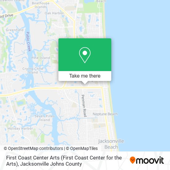 First Coast Center Arts (First Coast Center for the Arts) map