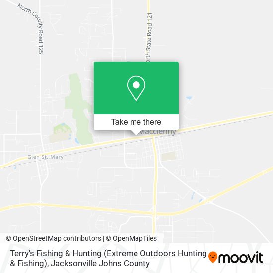 Terry's Fishing & Hunting (Extreme Outdoors Hunting & Fishing) map