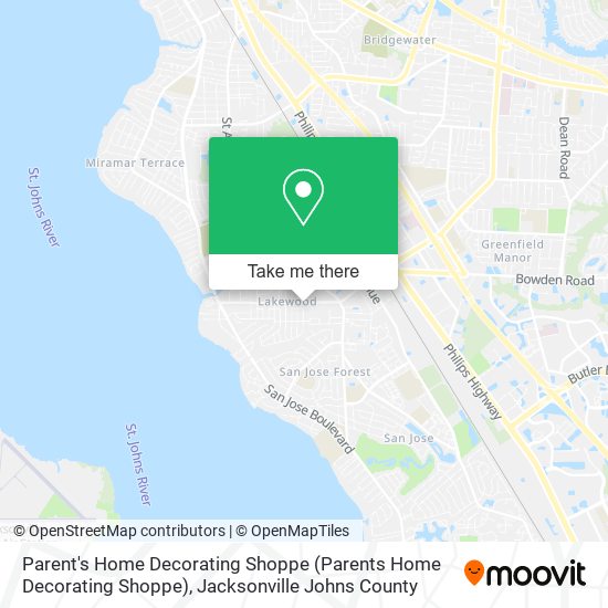 Parent's Home Decorating Shoppe (Parents Home Decorating Shoppe) map