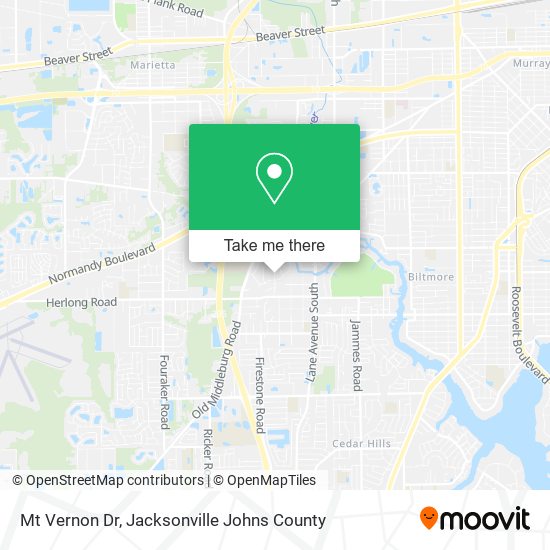 Mt Vernon Dr map