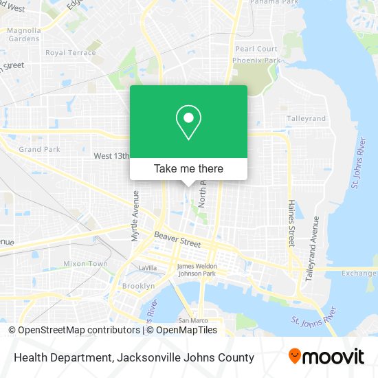 Health Department map