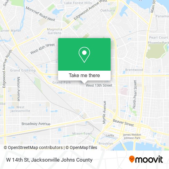 Mapa de W 14th St