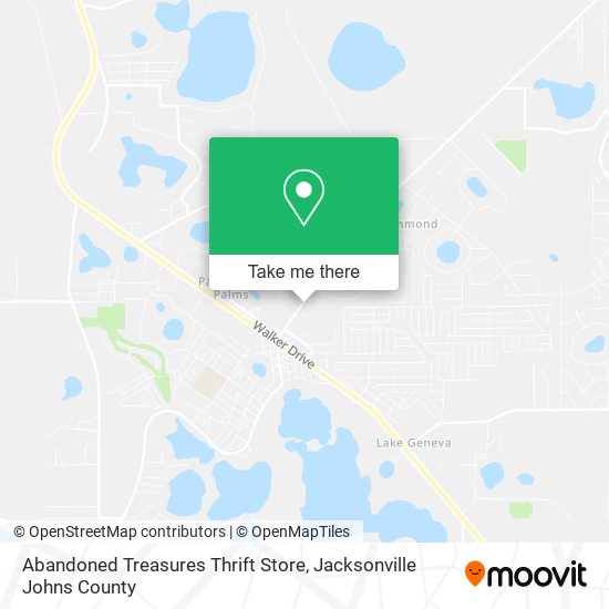 Abandoned Treasures Thrift Store map