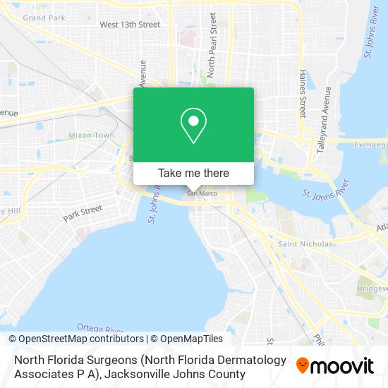 North Florida Surgeons (North Florida Dermatology Associates P A) map