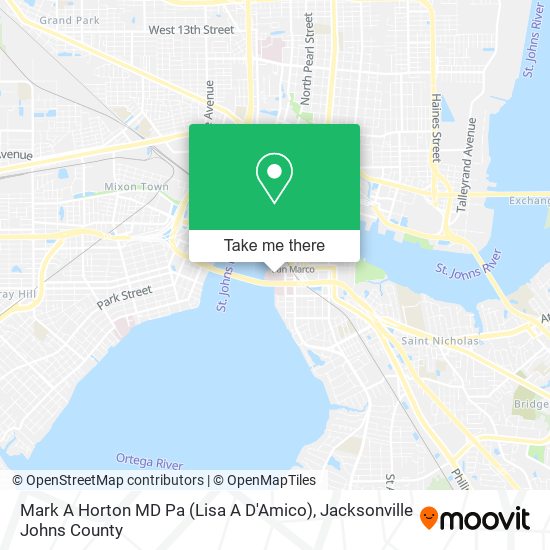 Mark A Horton MD Pa (Lisa A D'Amico) map