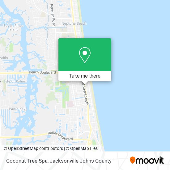 Mapa de Coconut Tree Spa