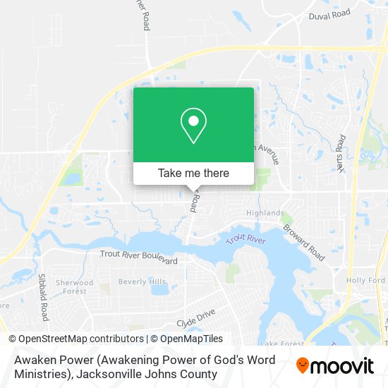 Awaken Power (Awakening Power of God's Word Ministries) map