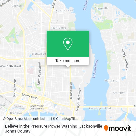 Mapa de Believe in the Pressure Power Washing