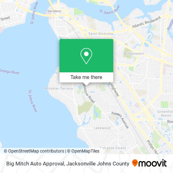 Big Mitch Auto Approval map