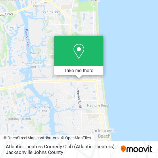 Mapa de Atlantic Theatres Comedy Club (Atlantic Theaters)