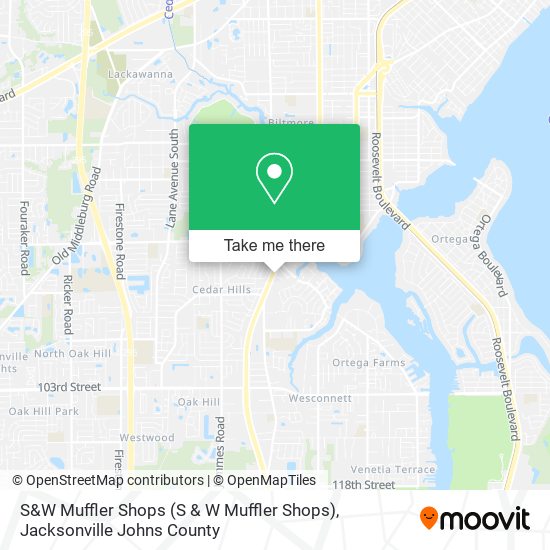 S&W Muffler Shops map