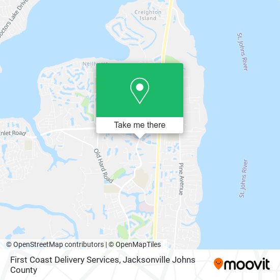 Mapa de First Coast Delivery Services