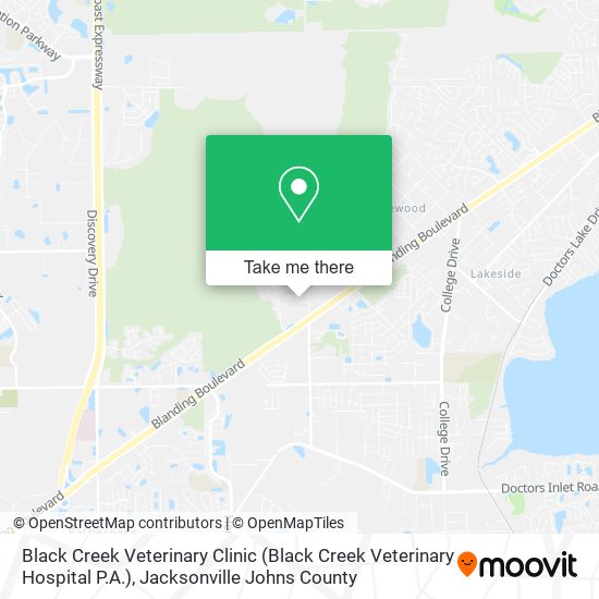 Black Creek Veterinary Clinic (Black Creek Veterinary Hospital P.A.) map