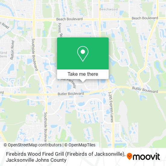 Mapa de Firebirds Wood Fired Grill (Firebirds of Jacksonville)