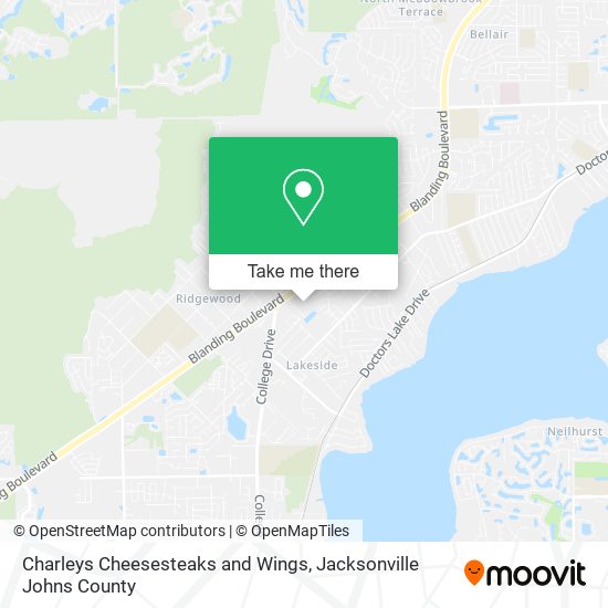 Mapa de Charleys Cheesesteaks and Wings