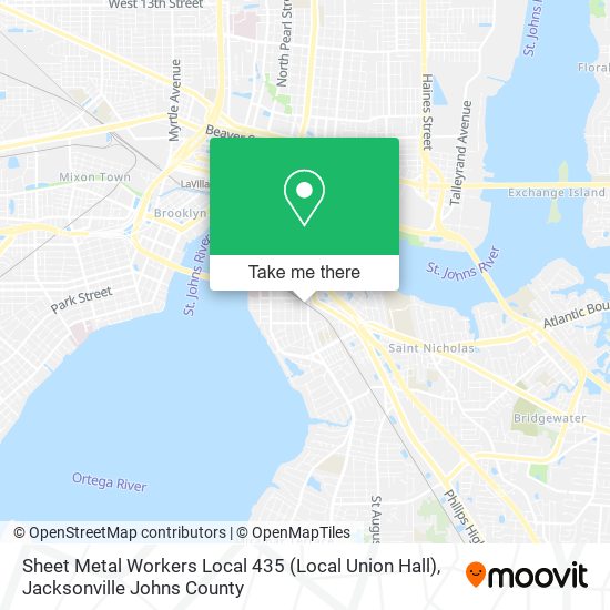 Mapa de Sheet Metal Workers Local 435 (Local Union Hall)