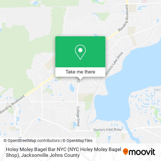Holey Moley Bagel Bar NYC map