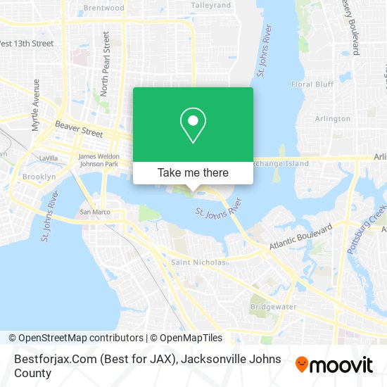 Bestforjax.Com (Best for JAX) map