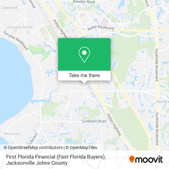 Mapa de First Florida Financial (Fast Florida Buyers)