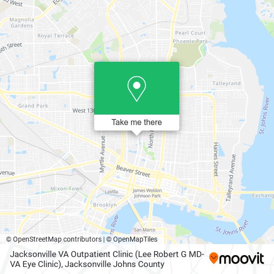 Jacksonville VA Outpatient Clinic (Lee Robert G MD-VA Eye Clinic) map