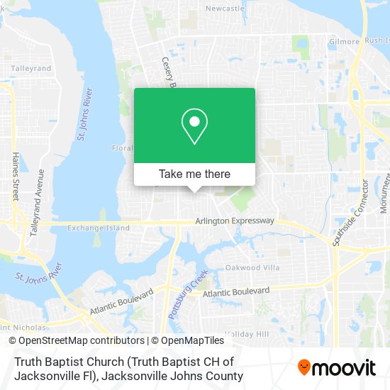 Truth Baptist Church (Truth Baptist CH of Jacksonville Fl) map