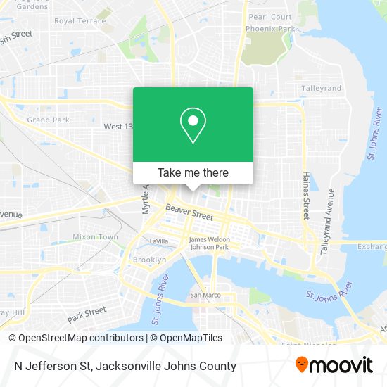 Mapa de N Jefferson St