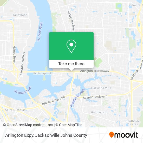 Mapa de Arlington Expy