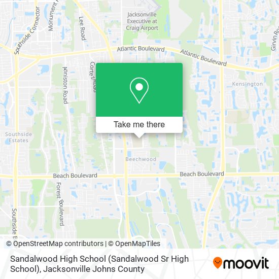 Mapa de Sandalwood High School