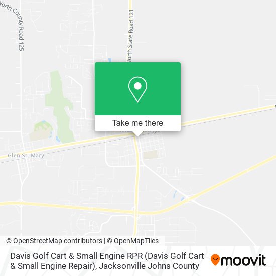 Davis Golf Cart & Small Engine RPR map