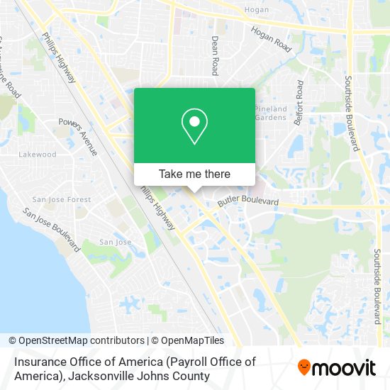 Insurance Office of America map