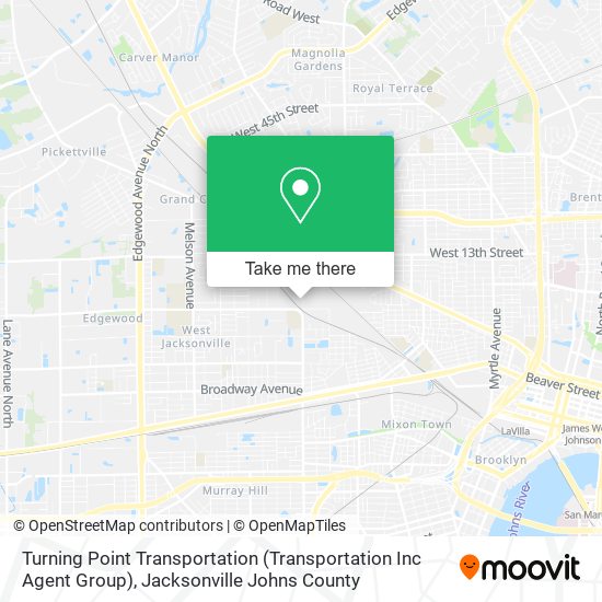 Mapa de Turning Point Transportation (Transportation Inc Agent Group)